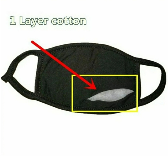 Yellow flower facemask - Picture 3 of 3